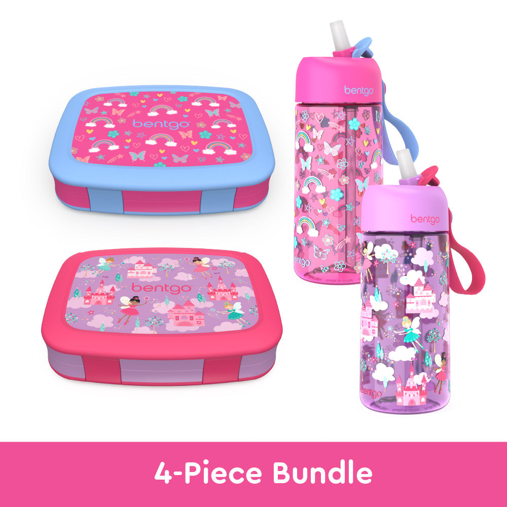 bentgo-kids-prints-lunch-boxes-and-water-bottles-k6 bentgo-lunch-box-bottle-bundle-rainbow-fairy-1.jpg