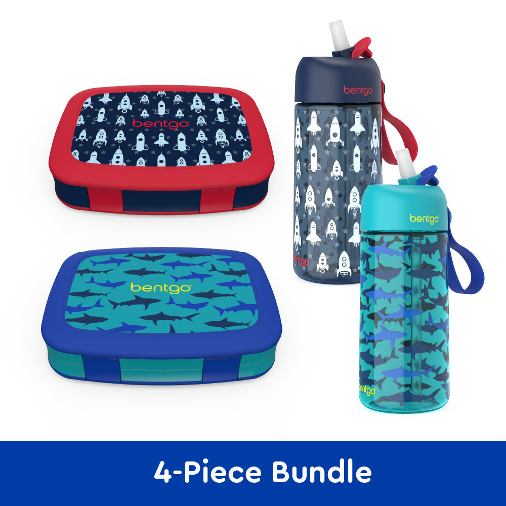 bentgo-kids-prints-lunch-boxes-and-water-bottles-k6 bentgo-lunch-box-bottle-bundle-rocket-shark-1.jpg