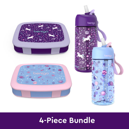 bentgo-kids-prints-lunch-boxes-and-water-bottles-k6 bentgo-lunch-box-bottle-bundle-unicorn-galaxy-1.jpg